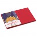 SunWorks 9907 Construction Paper, 58 lbs., 12 x 18, Holiday Red, 50 Sheets/Pack PAC9907