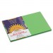 SunWorks PAC9607 Construction Paper, 58 lbs., 12 x 18, Bright Green, 50 Sheets/Pack
