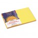 SunWorks 8407 Construction Paper, 58 lbs., 12 x 18, Yellow, 50 Sheets/Pack PAC8407