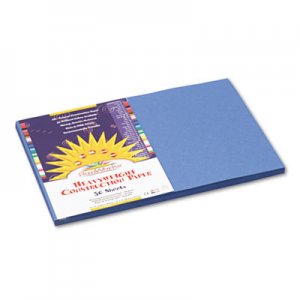 SunWorks 7407 Construction Paper, 58 lbs., 12 x 18, Blue, 50 Sheets/Pack PAC7407