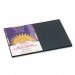 SunWorks 6307 Construction Paper, 58 lbs., 12 x 18, Black, 50 Sheets/Pack PAC6307