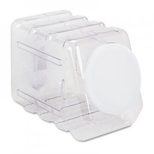 Pacon 27660 Interlocking Storage Container with Lid, Clear Plastic PAC27660