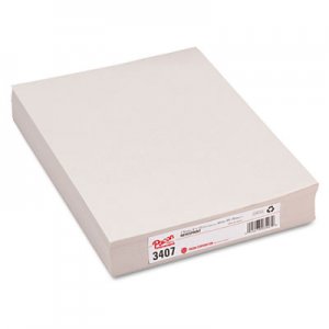Pacon 3407 White Newsprint, 30 lbs., 9 x 12, White, 500 Sheets/Pack PAC3407