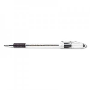 Pentel PENBK91ASWUS R.S.V.P. Stick Ballpoint Pen, 1mm, Translucent Barrel, Black Ink, 24/Pack BK91ASW-US
