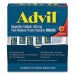 Advil PFYBXAVL50BX Ibuprofen Tablets, Two-Packs, 50 Packs/Box