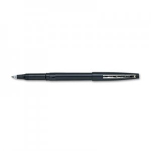 Pentel PENR100A Rolling Writer Stick Roller Ball Pen, .8mm, Black Barrel/Ink, Dozen R100-A