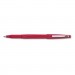 Pentel PENR100B Rolling Writer Stick Roller Ball Pen, .8mm, Red Barrel/Ink, Dozen R100-B