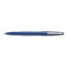 Pentel PENR100C Rolling Writer Stick Roller Ball Pen, .8mm, Blue Barrel/Ink, Dozen R100-C