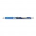 Pentel PENBLN77C EnerGel RTX Retractable Liquid Gel Pen, .7mm, Needle, Black/Gray Brl, Blue Ink BLN77-C