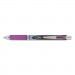 Pentel PENBLN77V EnerGel RTX Retractable Liquid Gel Pen, .7mm, Needle, Bk/Gray Barrel, Violet Ink BLN77-V