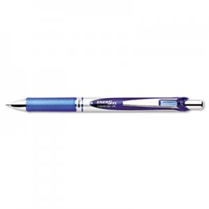 Pentel PENBL77C EnerGel RTX Retractable Liquid Gel Pen, .7mm, Black/Gray Barrel, Blue Ink BL77-C
