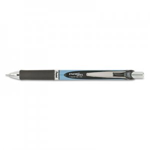 Pentel PENBLN77A EnerGel RTX Retractable Liquid Gel Pen, .7mm, Needle, Black/Gray Brl, Black Ink BLN77-A