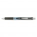 Pentel PENBLN77A EnerGel RTX Retractable Liquid Gel Pen, .7mm, Needle, Black/Gray Brl, Black Ink BLN77-A