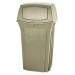 Rubbermaid Commercial RCP843088BG Ranger Fire-Safe Container, Square, Structural Foam, 35 gal, Beige