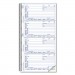 Rediform RED50076 Telephone Message Book, 2 3/4 x 5, Two-Part Carbonless, 400 Sets 50-076