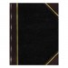 National 57131 Texthide Record Book, Black/Burgundy, 300 Green Pages, 14 1/4 x 8 3/4 RED57131