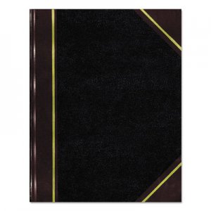 National 56231 Texthide Record Book, Black/Burgundy, 300 Green Pages, 10 3/8 x 8 3/8 RED56231
