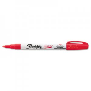 Sharpie 35535 Permanent Paint Marker, Fine Point, Red SAN35535