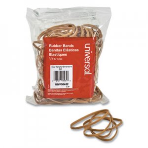 Universal UNV00432 Rubber Bands, Size 32, 0.04" Gauge, Beige, 4 oz Box, 205/Pack