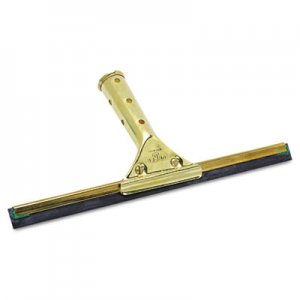 Unger GS300 Golden Clip Brass Squeegee Complete, 12" Wide UNGGS300