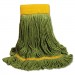 Boardwalk BWK1200XL EcoMop Looped-End Mop Head, Recycled Fibers, Extra Large Size, Green