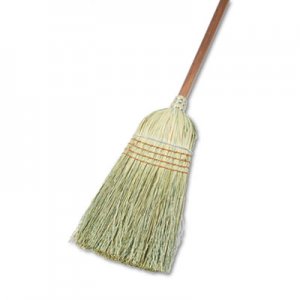 Boardwalk BWK932YEA Warehouse Broom, Yucca/Corn Fiber Bristles, 42" Wood Handle, Natural