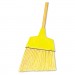 Boardwalk BWK932AEA Angler Broom, Plastic Bristles, 53" Wood Handle, Yellow