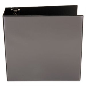 Universal UNV20995 Slant-Ring View Binder, 3 Rings, 4" Capacity, 11 x 8.5, Black