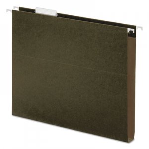 Universal UNV14151 Box Bottom Hanging File Folders, Legal Size, 1/5-Cut Tab, Standard Green, 25/Box