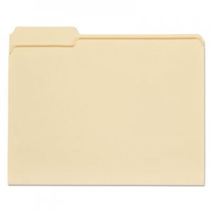 Universal UNV12121 Top Tab Manila File Folders, 1/3-Cut Tabs, Left Position, Left Position, Left Position, Letter Size, 11