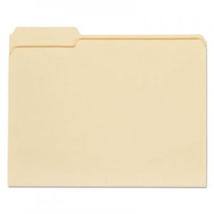 Universal UNV12121 Top Tab Manila File Folders, 1/3-Cut Tabs, Left Position, Left Position, Left Position, Letter Size, 11