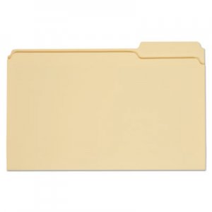 Universal UNV15123 Top Tab Manila File Folders, 1/3-Cut Tabs, Right Position, Legal Size, 11 pt. Manila, 100/Box