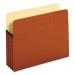 Universal UNV15343 Redrope Expanding File Pockets, 3.5" Expansion, Letter Size, Redrope, 25/Box