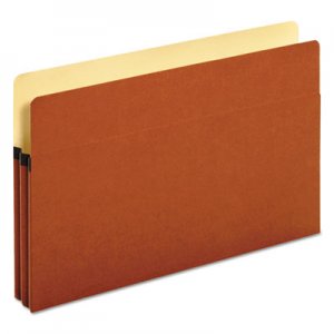 Universal UNV15242 Redrope Expanding File Pockets, 1.75" Expansion, Legal Size, Redrope, 25/Box