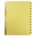 Universal UNV20814 Deluxe Preprinted Plastic Coated Tab Dividers with Black Printing, 12-Tab, Jan. to Dec., 11 x 8.5