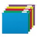 Universal UNV14121 Deluxe Bright Color Hanging File Folders, Letter Size, 1/5-Cut Tab, Assorted, 25/Box