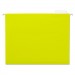 Universal UNV14119 Deluxe Bright Color Hanging File Folders, Letter Size, 1/5-Cut Tab, Yellow, 25/Box