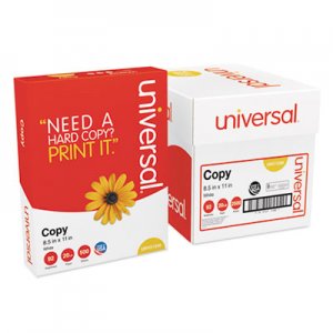 Universal UNV11289 Copy Paper Convenience Carton, 92 Bright, 20lb, 8.5 x 11, White, 500 Sheets/Ream, 5 Reams/Carton