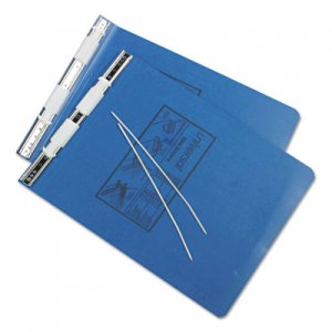 Universal UNV15432 Pressboard Hanging Binder, 2 Posts, 6" Capacity, 9.5 x 11, Blue