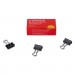 Universal UNV10199 Binder Clips, Mini, Black/Silver, Dozen