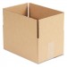 Genpak UFS1286 Fixed-Depth Shipping Boxes, Regular Slotted Container (RSC), 12" x 8" x 6", Brown Kraft, 25/Bundle