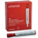 Universal UNV43652 Dry Erase Marker, Broad Chisel Tip, Red, Dozen