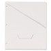 Universal UNV61687 Slash-Cut Pockets for Three-Ring Binders, Jacket, Letter, 11 Pt., White, 10/Pack