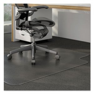Universal 56806 Cleated Chair Mat for Low and Medium Pile Carpet, 36 x 48, Clear UNV56806