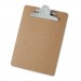 Universal UNV40304 Hardboard Clipboard, 1" Capacity, Holds 8 1/2 x 11, Brown