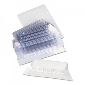 Universal UNV42215 Hanging File Folder Plastic Index Tabs, 1/5-Cut Tabs, Clear, 2.25" Wide, 25/Pack