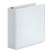 Universal UNV30752 Comfort Grip Deluxe Plus D-Ring View Binder, 3" Capacity, 8-1/2 x 11, White