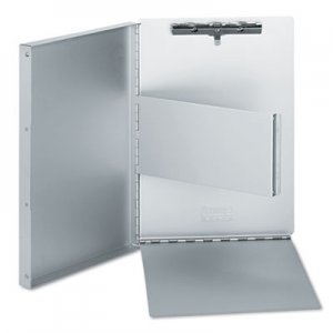 Universal UNV40300 Aluminum Document Box, 2/5" Capacity, Holds 8 1/2w x 11h