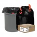 Draw 'n Tie 1DTL150 Heavy-Duty Bags, 33gal, 1.2mil, 38 x 33 1/2, Black, 150/Box WBI1DTL150