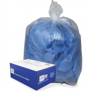 Classic Clear 333916C Clear Low-Density Can Liners, 31-33 gal, .6 mil, 33 x 39, Clear, 250/Carton WBI333916C